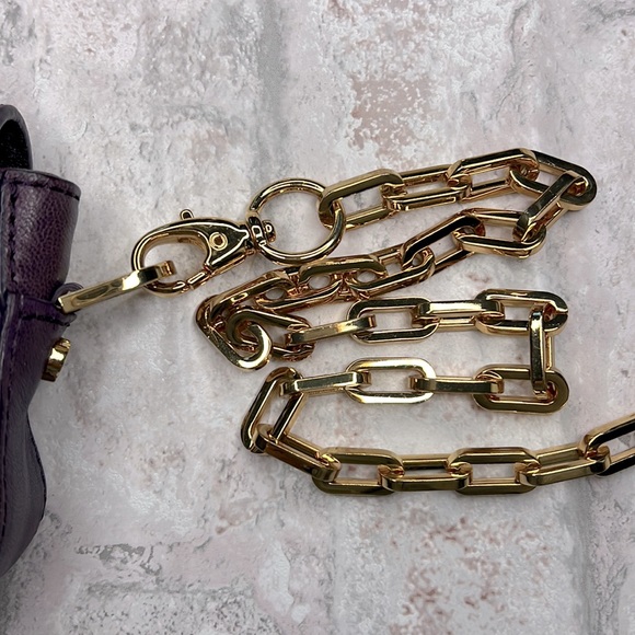 Tory Burch Mini Crossbody Leather gold Chain - Picture 6 of 9